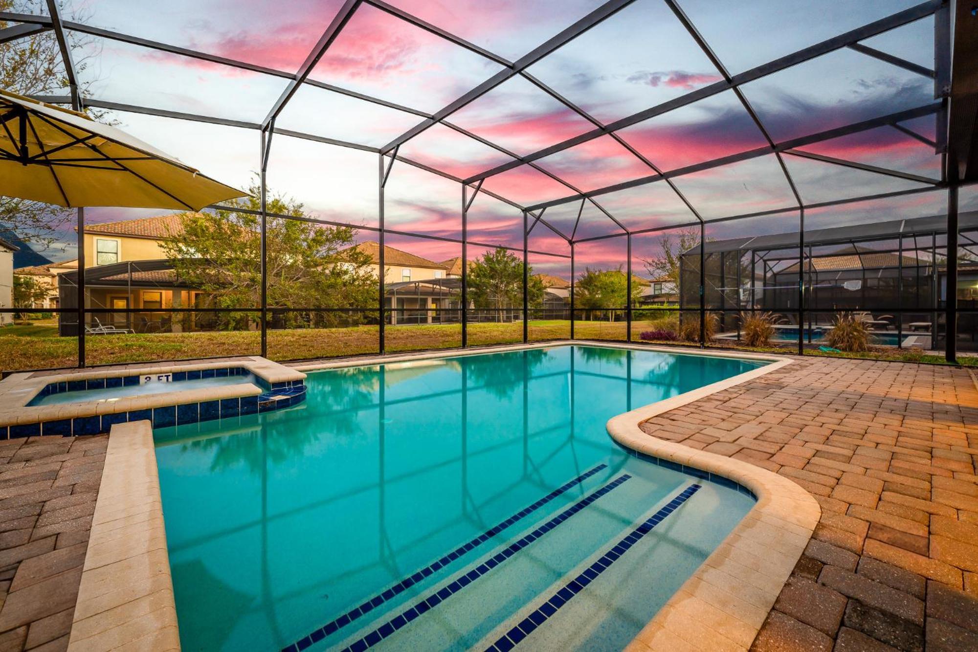 Heated Pool + Free Waterpark + Lazy River + Grill Davenport Exteriér fotografie